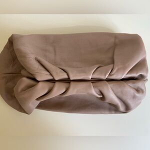 Pink/Nude Leather Clutch